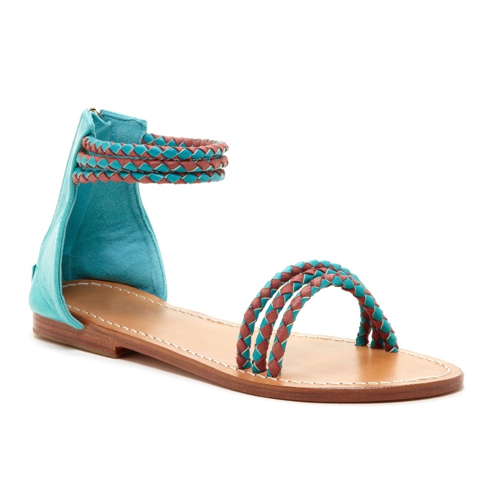 Antik Batik Dafne Leather Braided Sandals Sz 9
